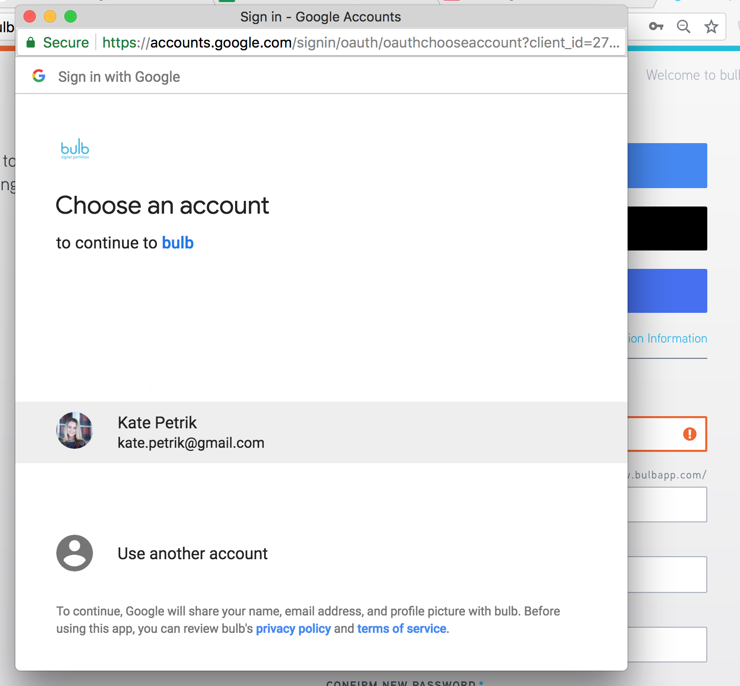 adding card to google account