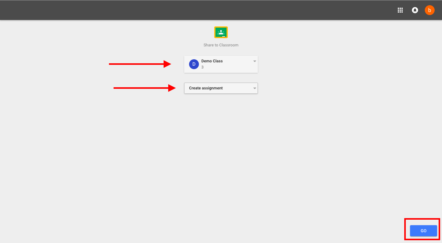 Add a Classroom Share Button, Google Classroom